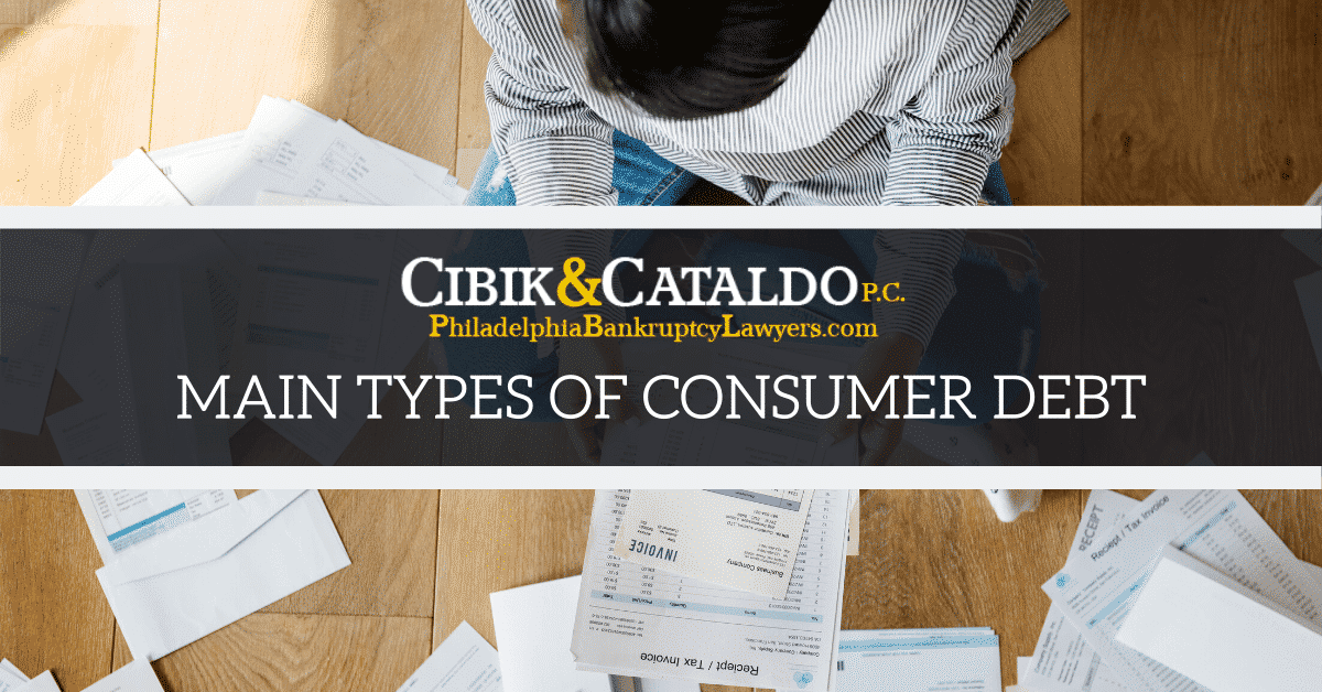 Three Main Types of Consumer Debt
